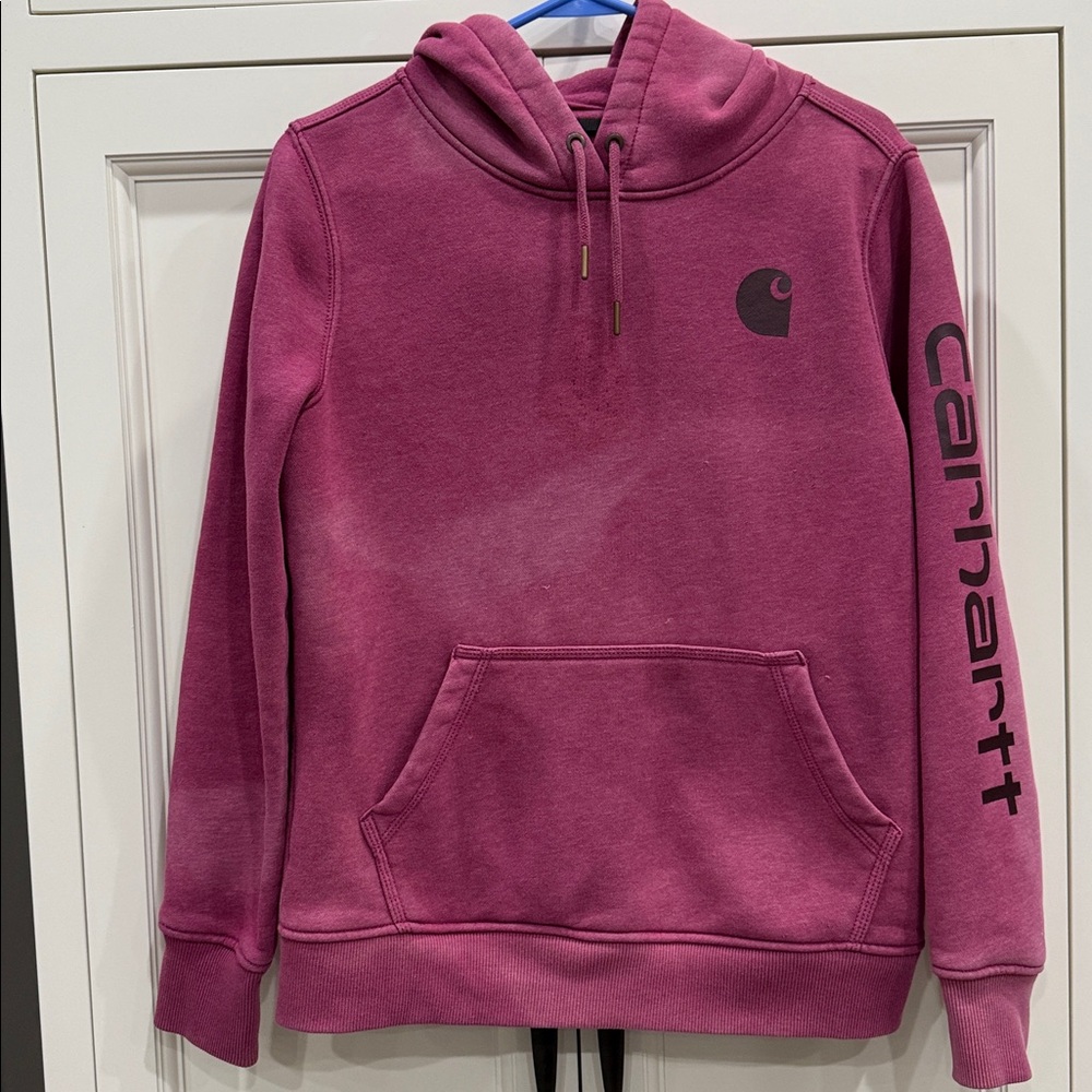 Carhartt Relaxed Fit Hoodie Size Small (4-6) Women’s
Stained. Perfect for work